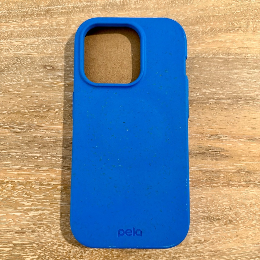 Pela Electric Blue iPhone 15 Pro Case